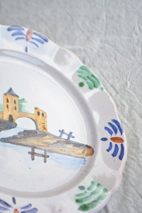 1800年代 ムスティエ アンティークプレート | La. YHA