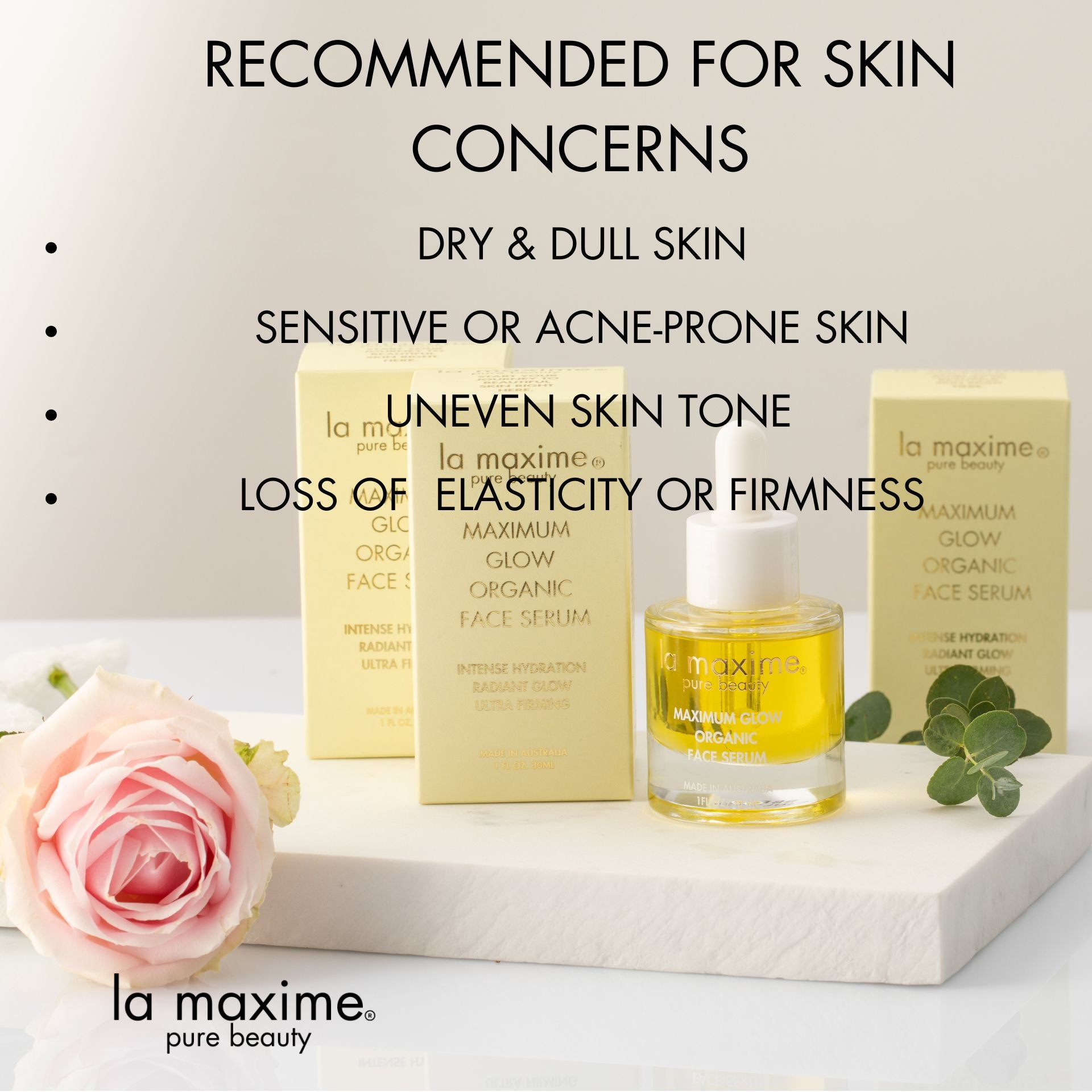 Buy LA MAXIME Maximum Glow Face Serum for Radiant Skin – La Maxime