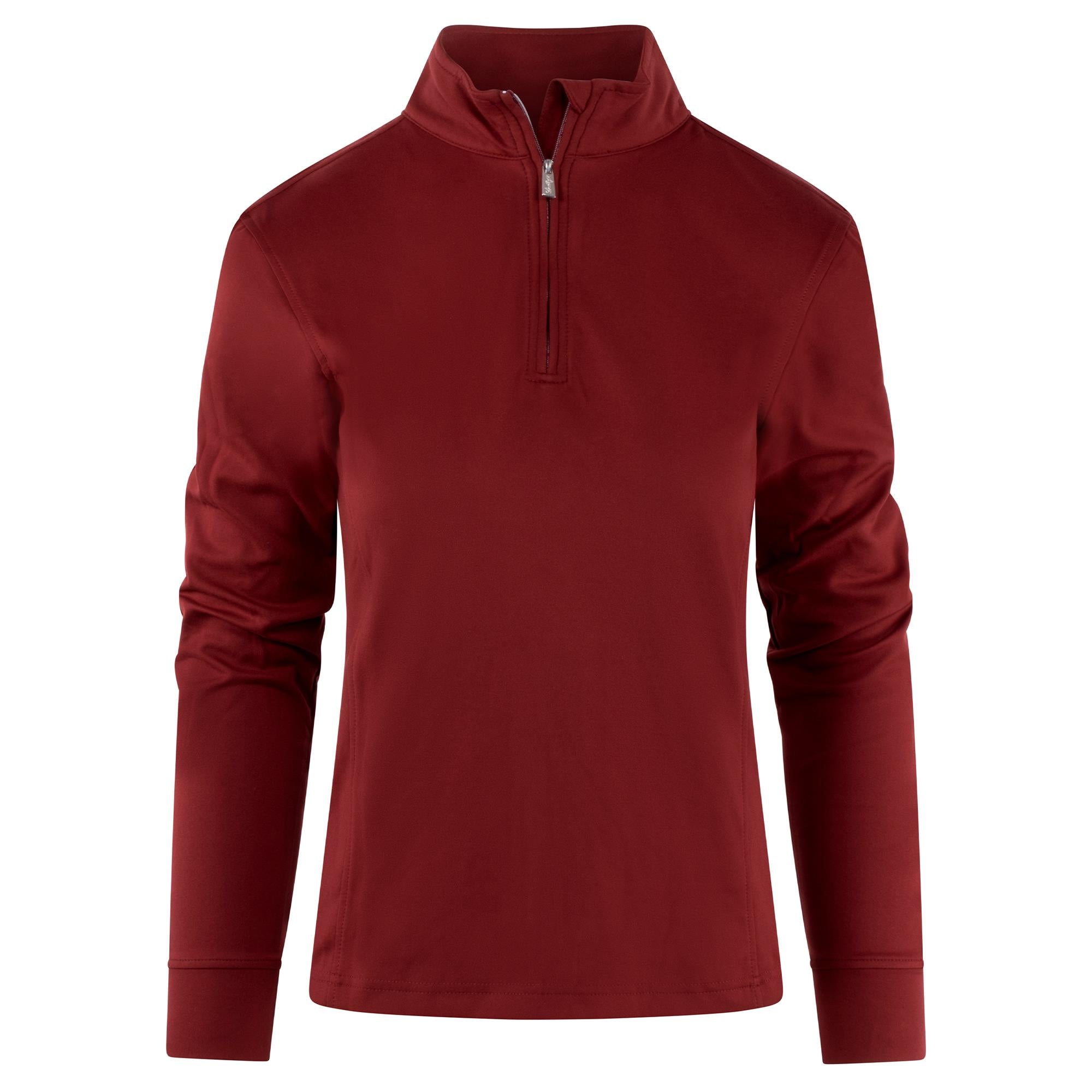 G/FORE Logo Quarter Zip Ladies Golf Mid Layer Willow