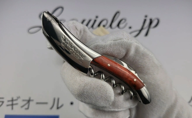 ラギオール ソムリエナイフ、レッドポプラバールハンドル | LAGUIOLE.JP