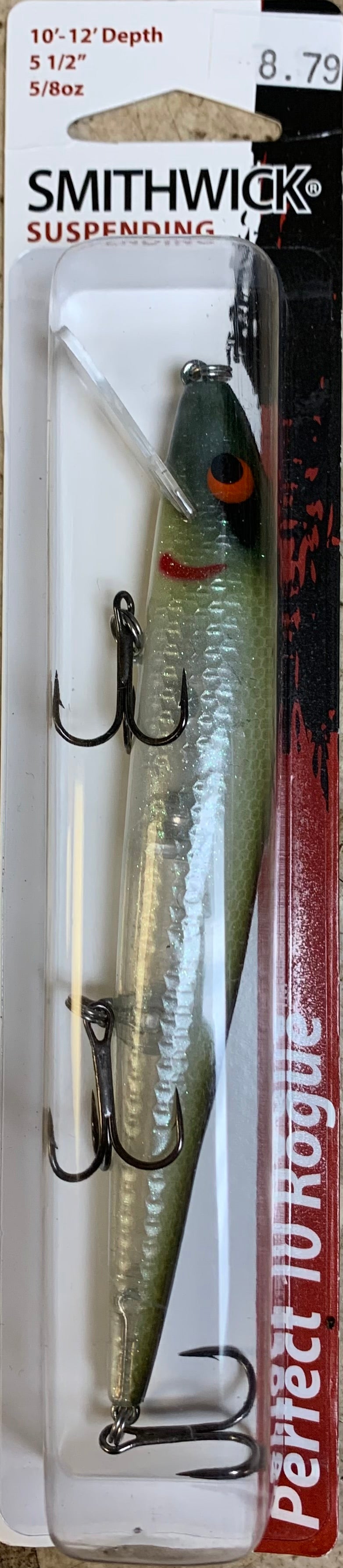 SMITHWICK PERFECT 10 ROGUE EMERALD SHINER - Lakeside Bait & Tackle