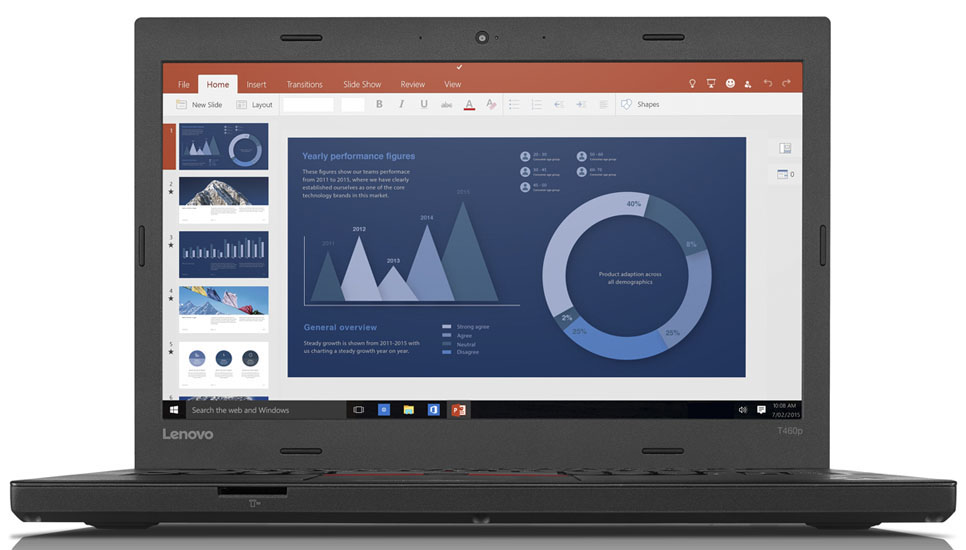 Lenovo ThinkPad T460p - i5-6440HQ · GeForce 940MX · 14.0”, Full HD