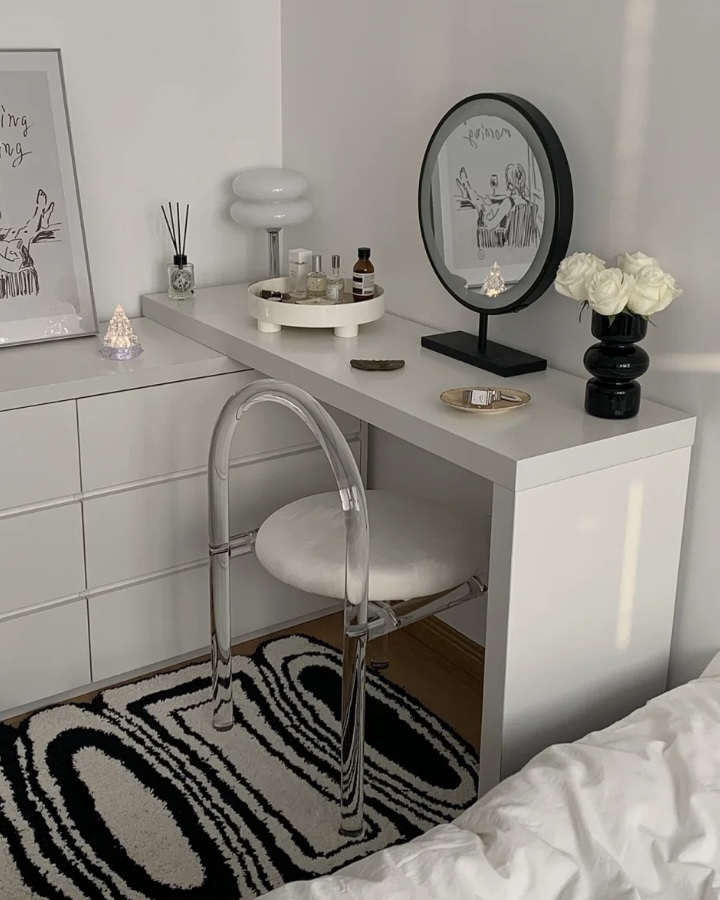 crystal chair - クリアチェア 透明椅子 カフェ風 - おしゃれな韓国