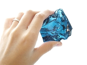 ブルーオブシディアン 鑑別結果 - 天然石アクセサリー/パワーストーン