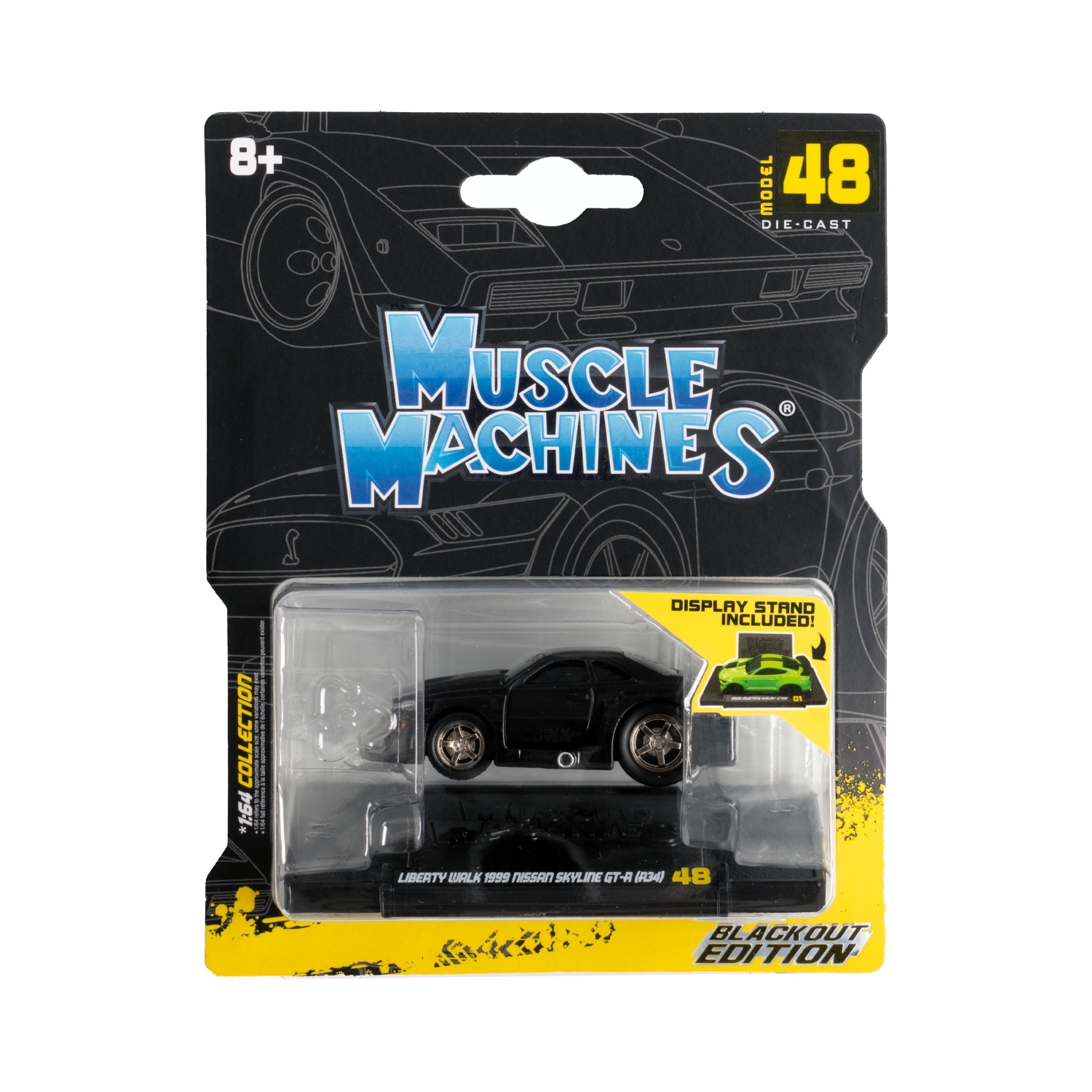 Muscle Machines 1/64 LB WORKS ER34 Matt Black - LB-ONLINE STORE