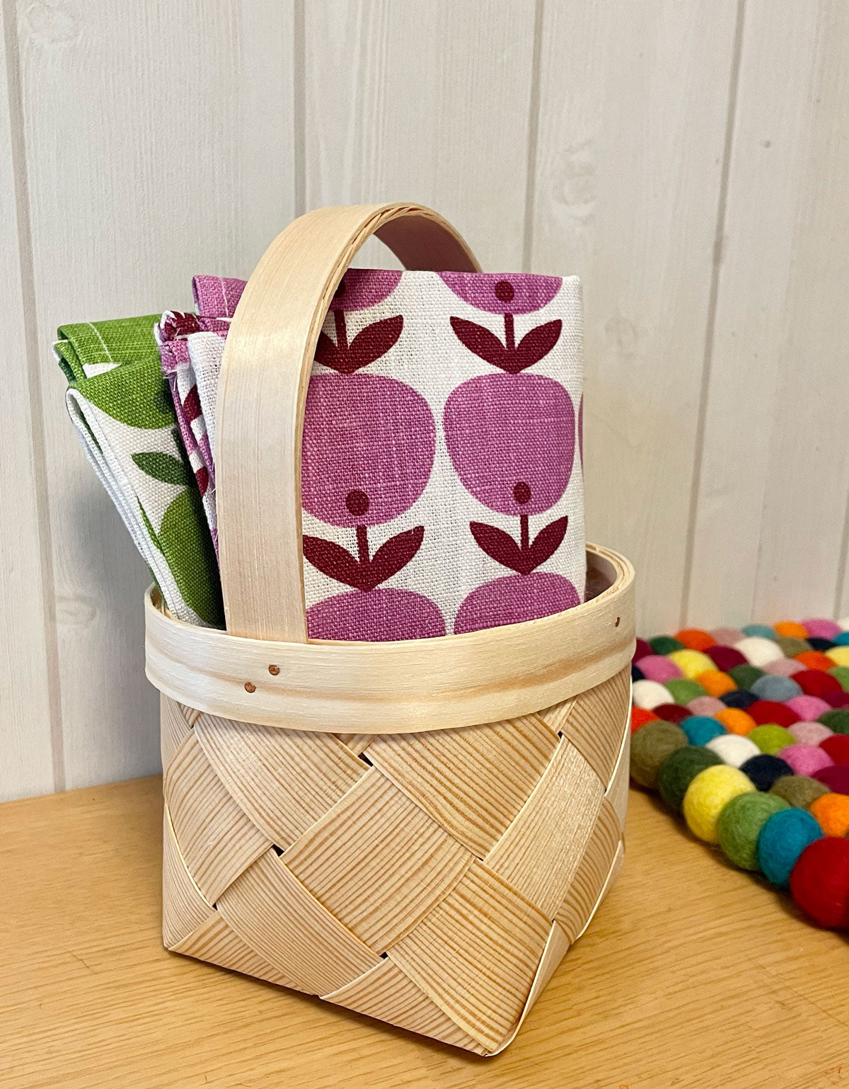 エストニア製 パイン材 バスケット – Lemmik