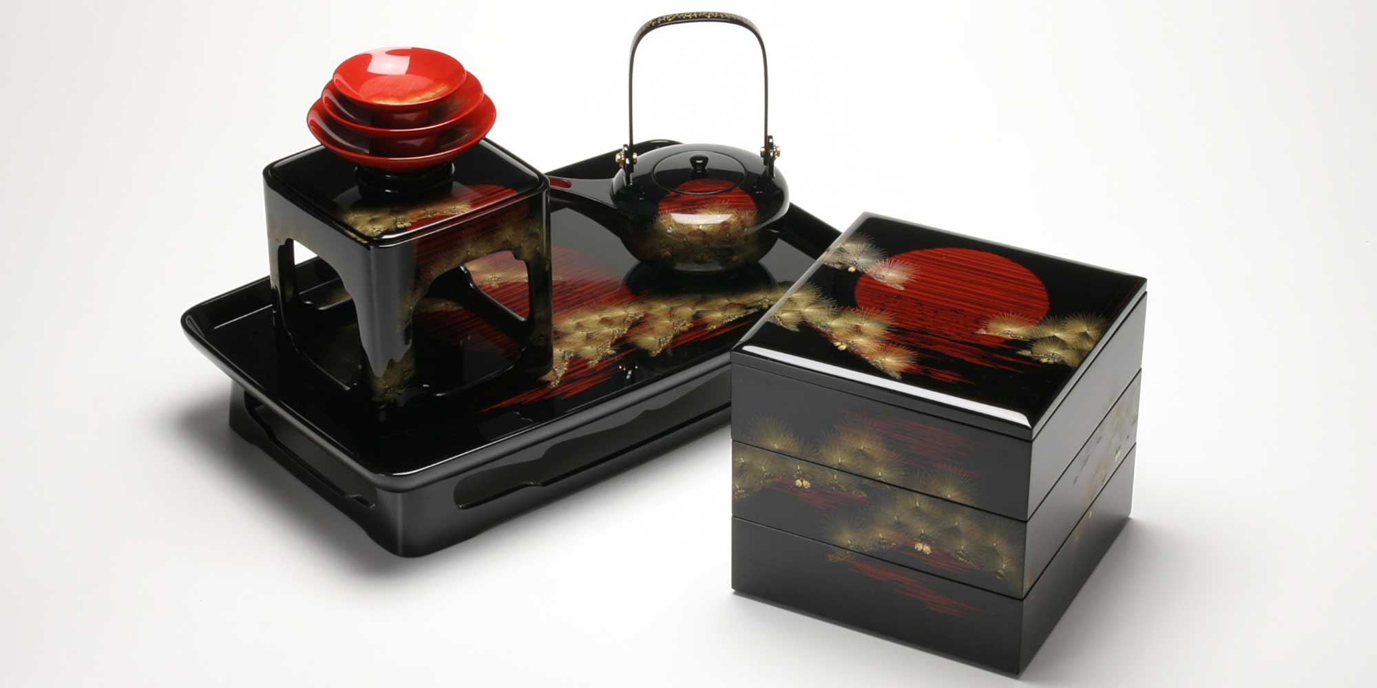 伝統工芸】輪島塗 銘々皿 5枚5色揃 能登の詩 宮井健吾氏作品