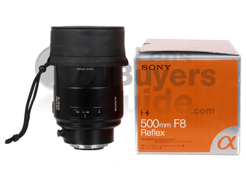 Sony 500mm f/8 Reflex Super Telephoto lens reviews, specification