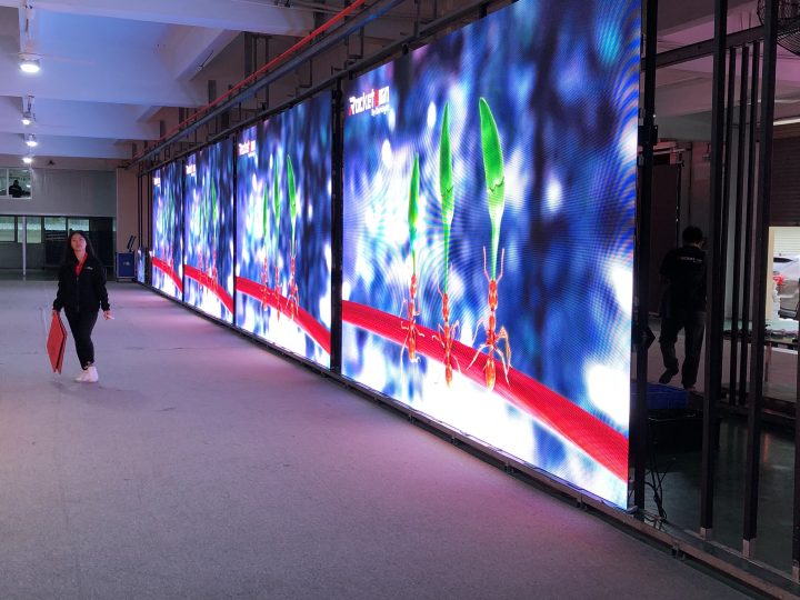 軽量のLEDディスプレイを開発 20kg/㎡ 4.8mmPitch リリースします