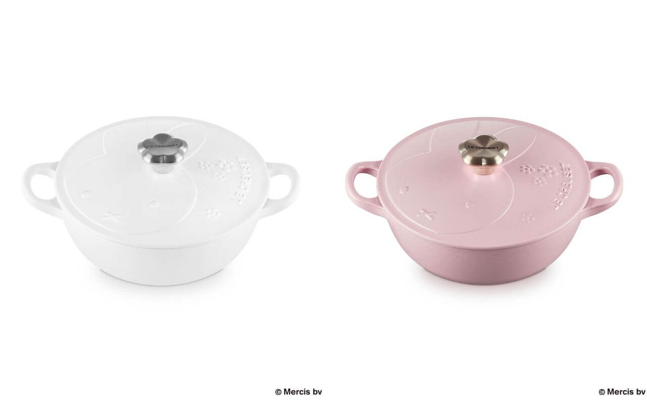 ル・クルーゼとミッフィーがコラボ！優しげな鍋やテーブルウェアは