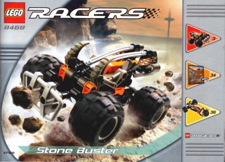 LEGO Instructions for set 8468 Power Crusher, Racers - Drome Racers
