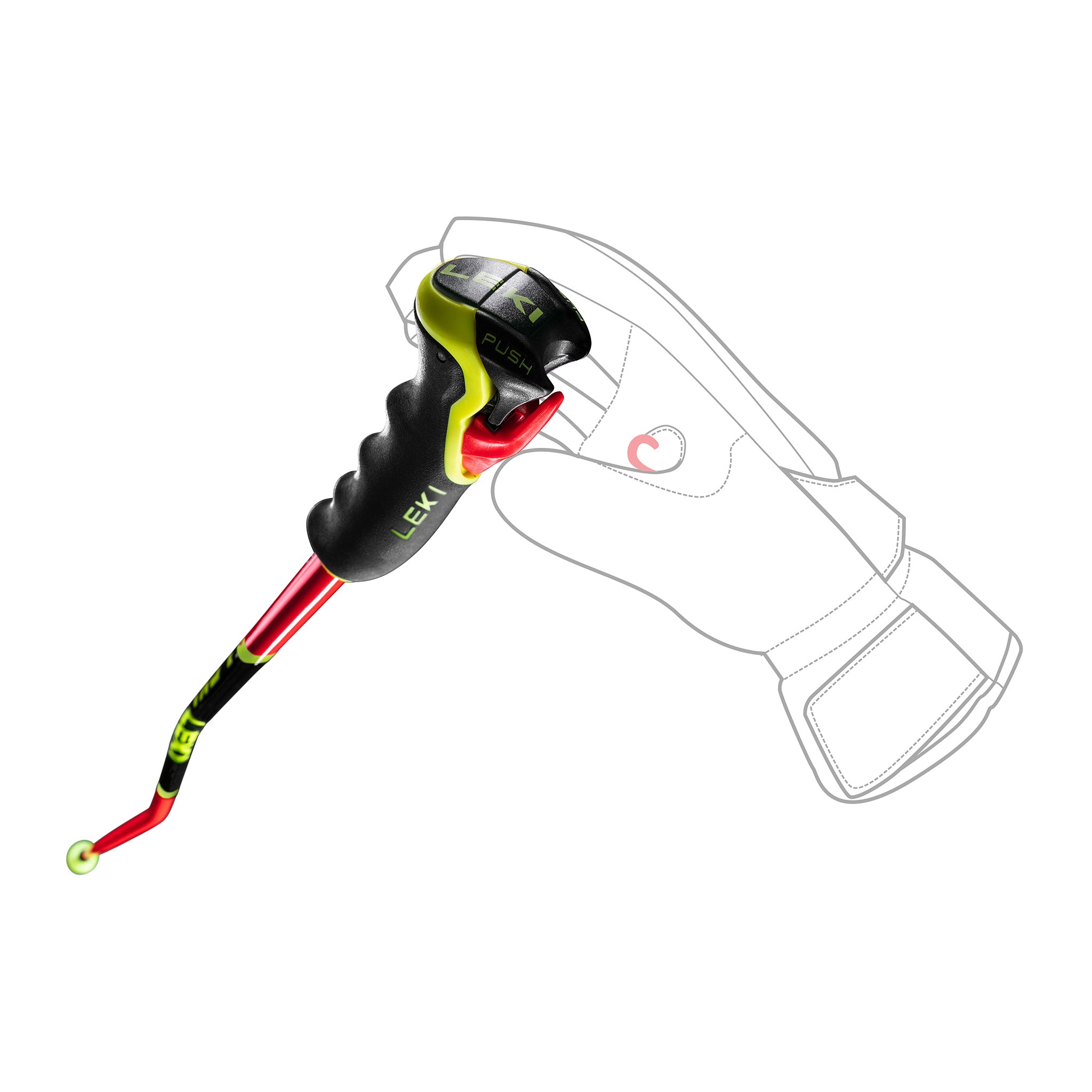 LEKI USA - WCR TBS GS 3D - Ski Racing Poles - All Winter Poles