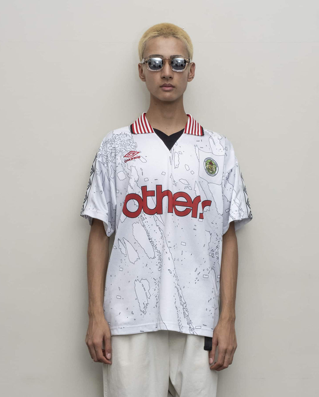 Bal/Umbro Soccer Jersey white – LOVE nagoya