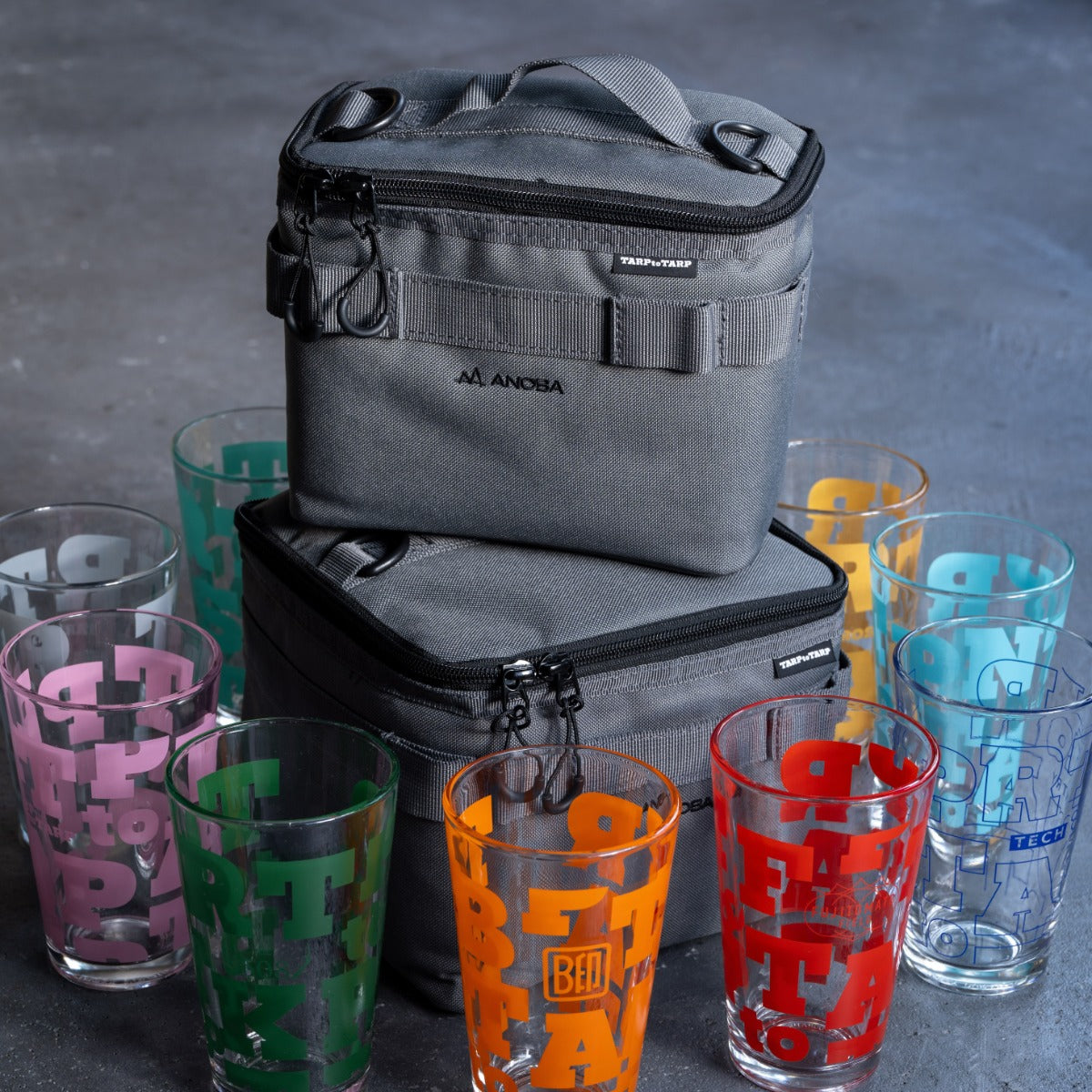 TARP GLASSコンテナ by ANOBA 4P – LOG