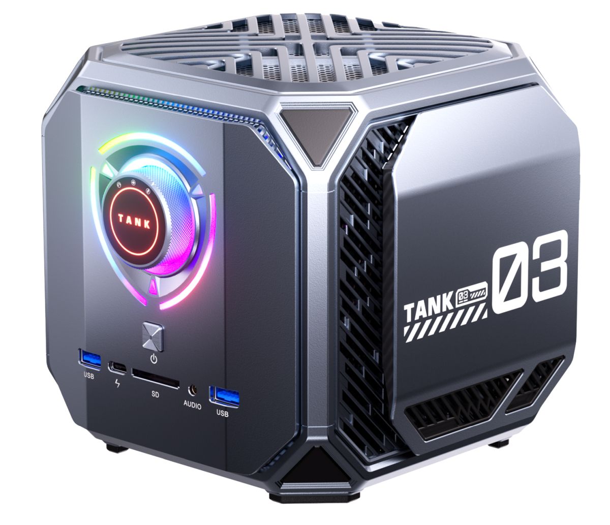 ACEMAGIC TANK 03 is cube-shaped mini PC with up to Core i9-12900H