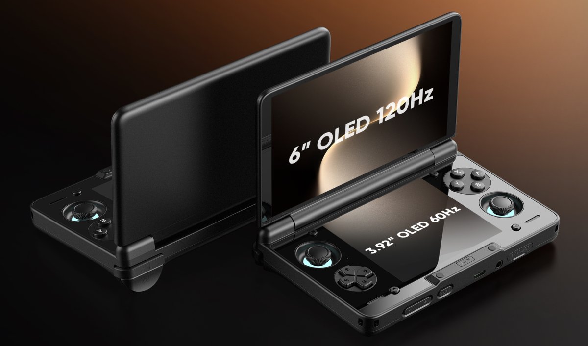 AYN Thor dual-screen Android handheld game console with OLED