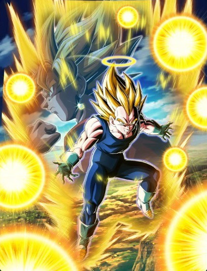 ドッカンバトル 新LR『SS3孫悟空(GT)(黄金大猿)』『SSGSSベジータ(進化