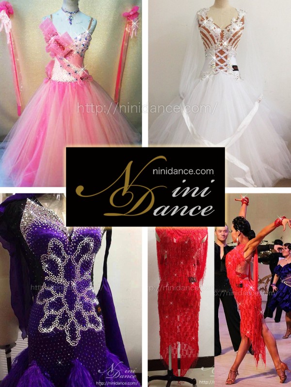 N001☆日本ブランド「NiniDance」のオーダードレス : 社交ダンスウェア