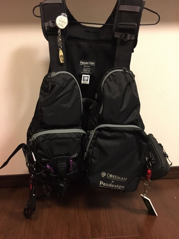 COREMAN × Pazdesign コラボレーション スーパーライトベスト : Angler