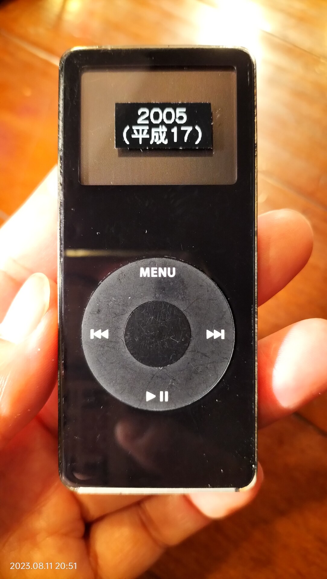2006/平成18/Apple/iPod nano/第1世代/1GB/クリックホイール/ブラック