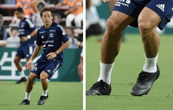 横浜FマリノスFW仲川輝人がアディダススパイク「エックスゴースト.1 FG