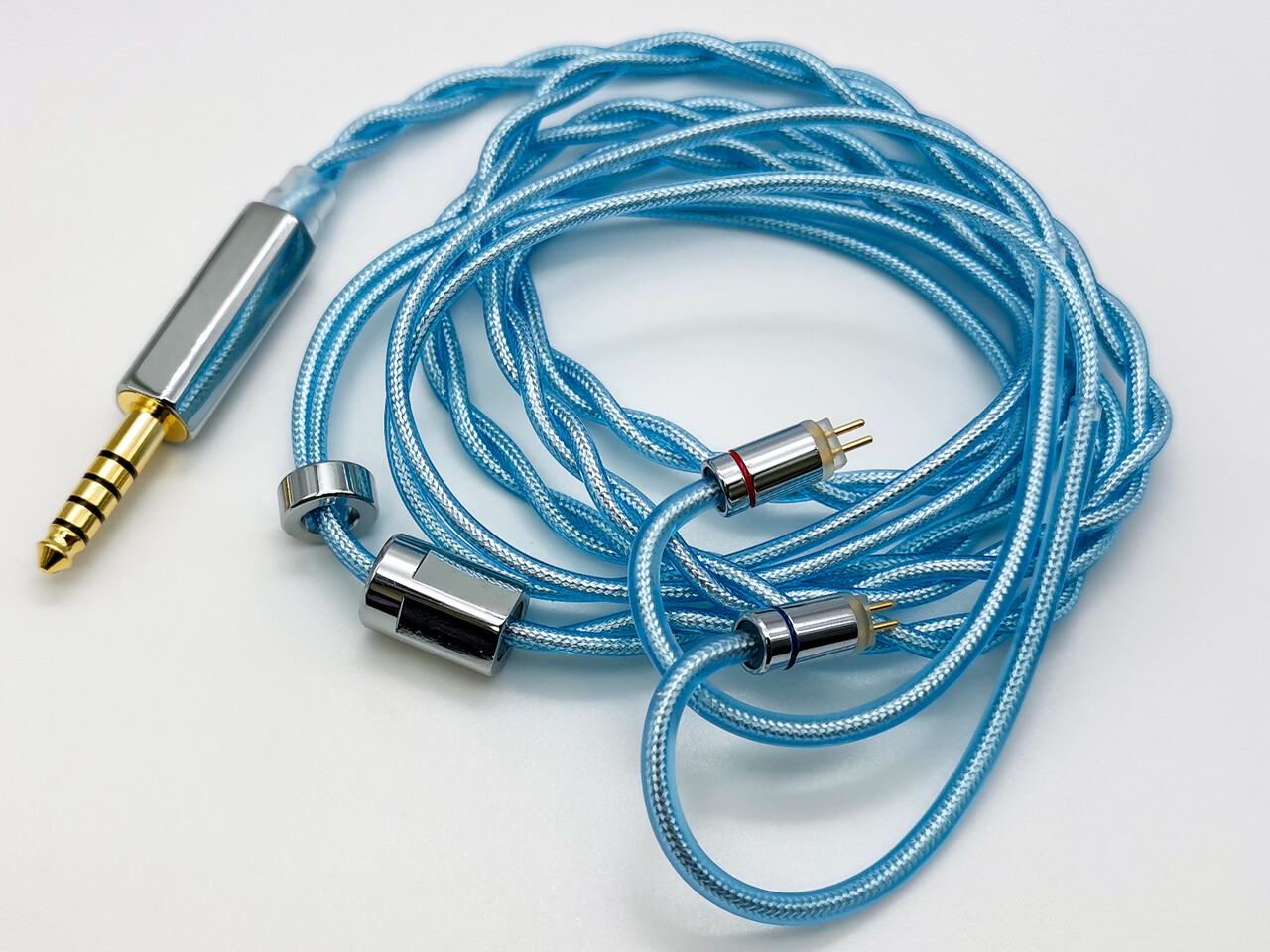 JSHiFi-藍魔」7N 単結晶銅 & 単結晶銅銀メッキ線 同軸ケーブル