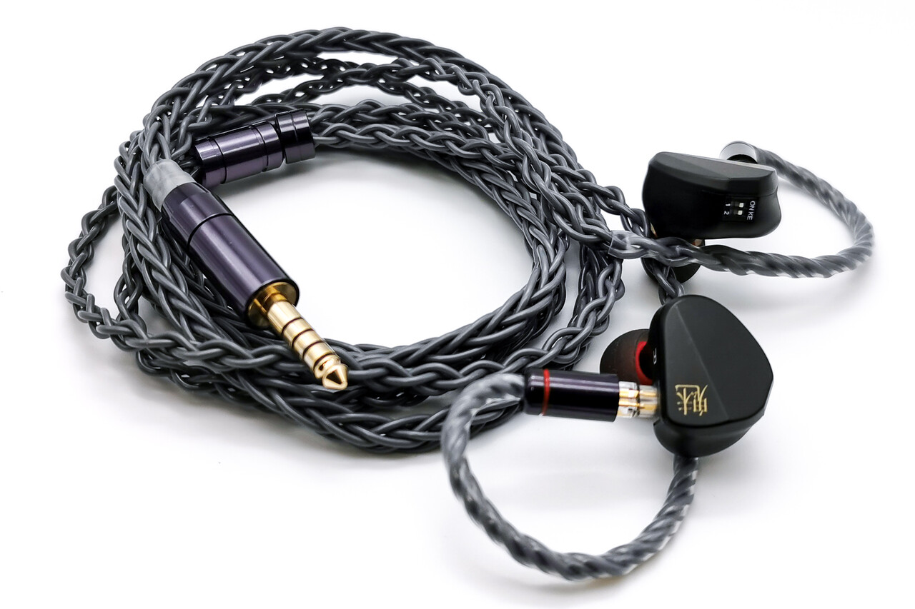 NICEHCK GreyCloud」8芯 6N「Oxygen Disconnected」高純度銅 銀メッキ