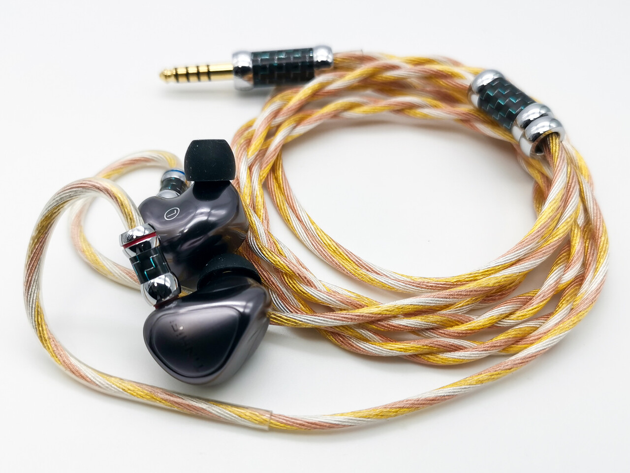 JSHiFi Sasori」 金メッキ&銀メッキ&無酸素銅ミックスLitz線ケーブル