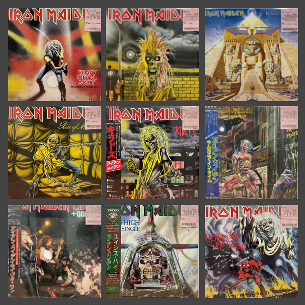 METAL】IRON MAIDEN多数,帯付 稀少LP多数入荷!! : ディスクユニオン