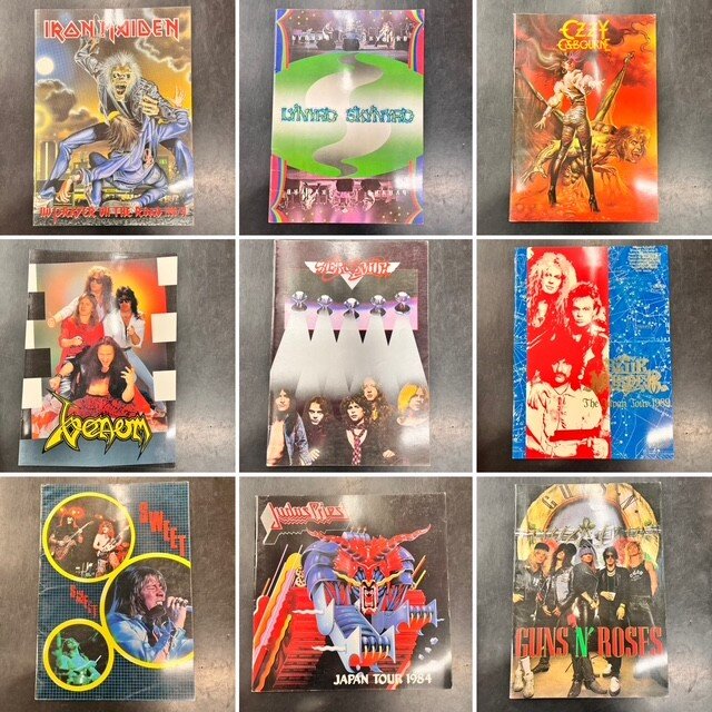 大量入荷！】メタル/ハードロック中心にツアーパンフレット70点入荷