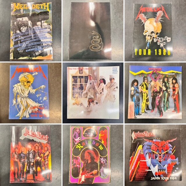 大量入荷！】メタル/ハードロック中心にツアーパンフレット70点入荷