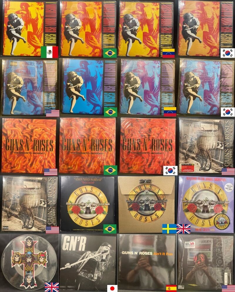 オンラインに出品いたしました！6/9(日) 「GUNS N' ROSES RECORD fair