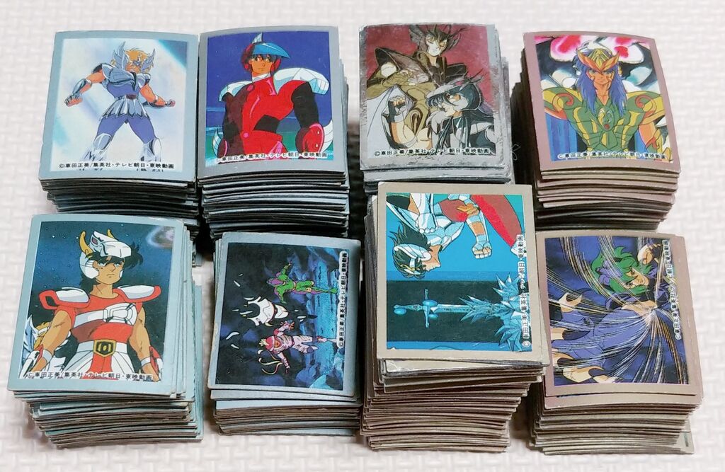 日記 アマダの聖闘士星矢マグネットを整理してみたけれど… 駄菓子屋