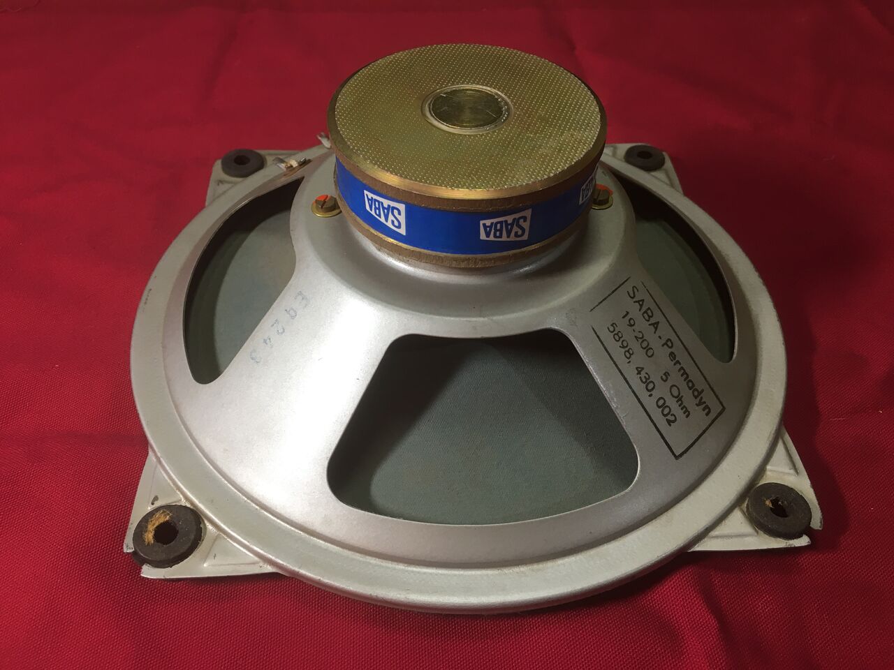 ビンテージユニットを蘇らせる！大傑作SABA Permadyn 20cm口径グリーン