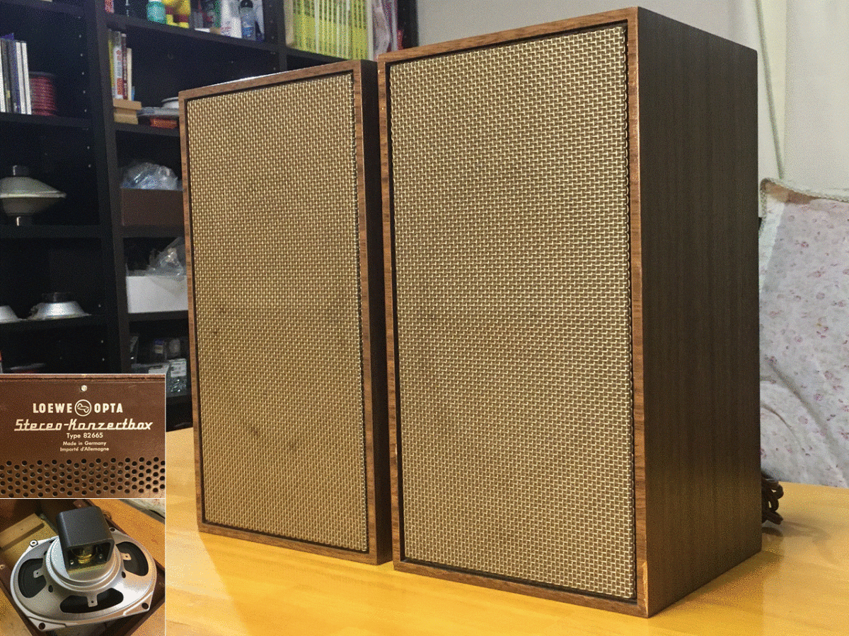 西独Loewe Optaビンテージ超大型アルニコフルレンジユニットシステム ペア