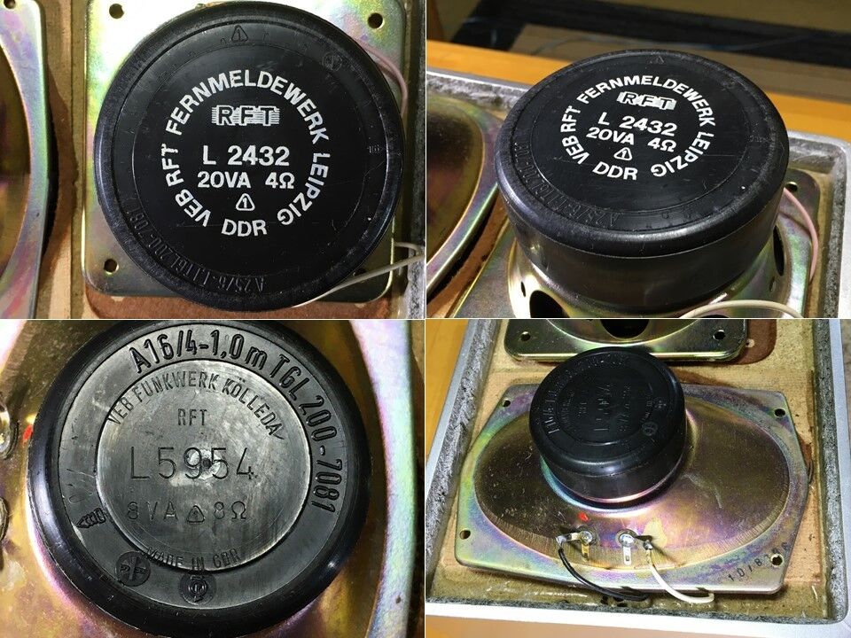 東独 RFT 強力2Way システム CONCERT 2000 調整済品 ペア！凄い低音