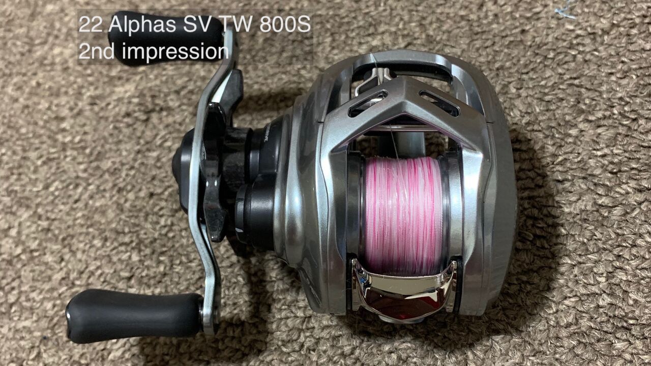 リール｜2nd簡易インプレ】アルファスSV TWは持ちやすい！―ベイト