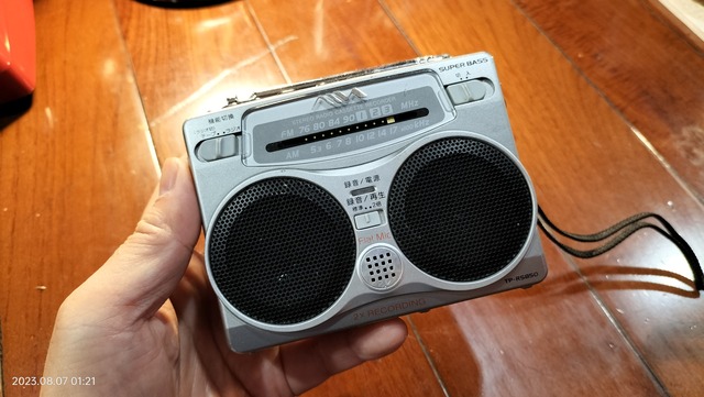 2003/平成15/AIWA/TP-RS850/ステレオラジカセ/Flat Mic内蔵/FMAM