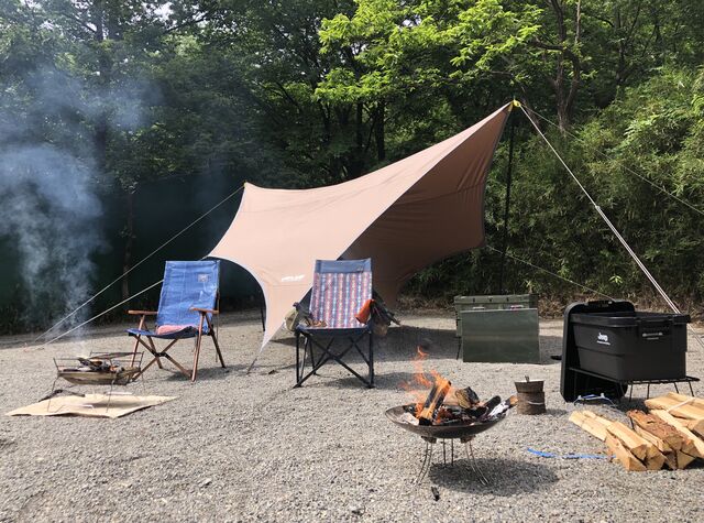 ユニフレーム【REVOタープⅡ〈L〉TC/TAN】 広くてポリ