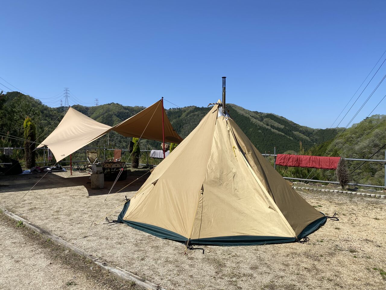 キャンプギア】☆嫁レビュー☆3FULGear ワンポールテント : KIWAMI