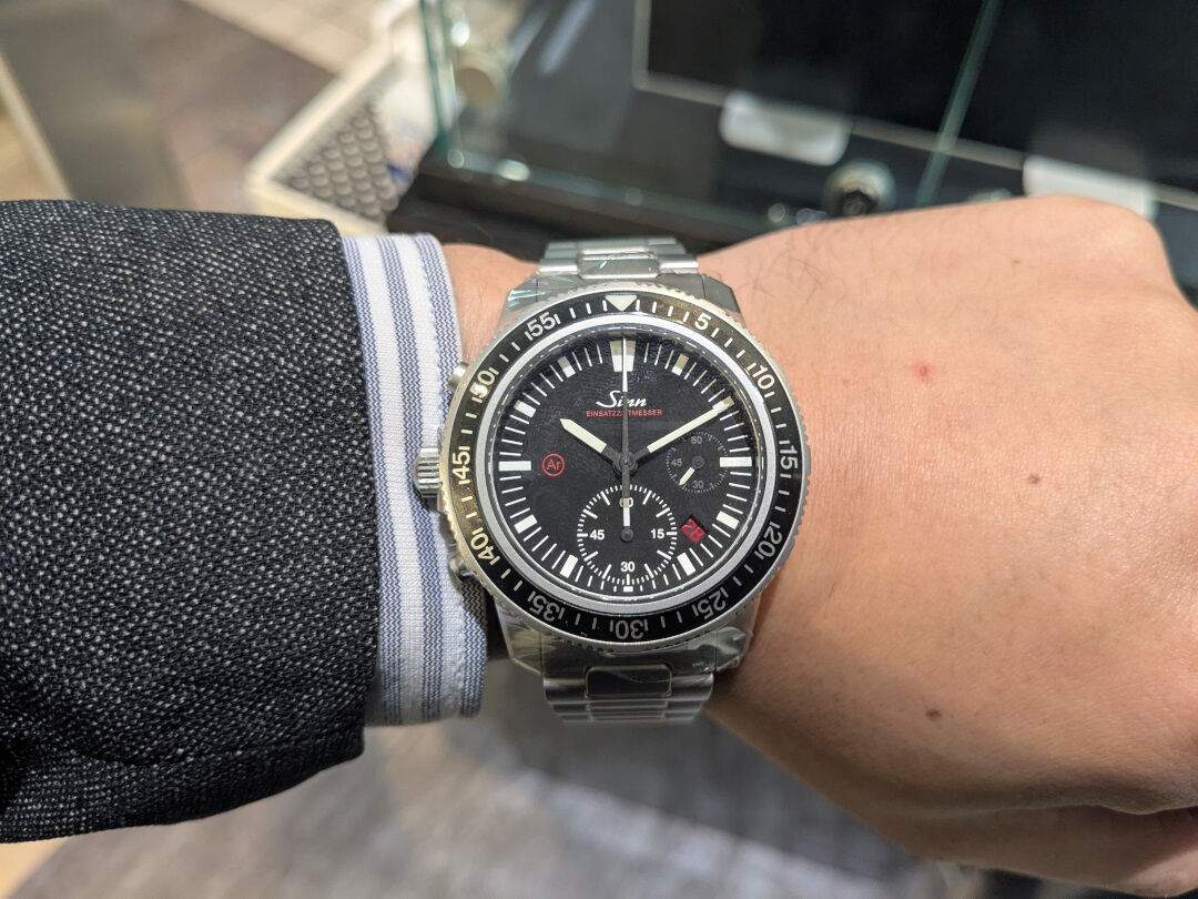 Sinn】機能的には伝統的、だがEinsatz Zeit Messerであるクロノグラフ