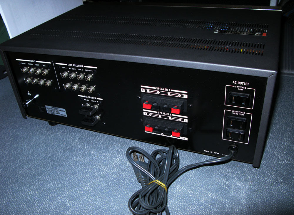 SONY TA-3650 （プリメインアンプ） : フラットバーロードで行こう！