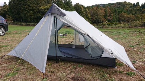 このテント、登山用なのに広いぞ！？気が利いた機能と拡張性を誇る 3F