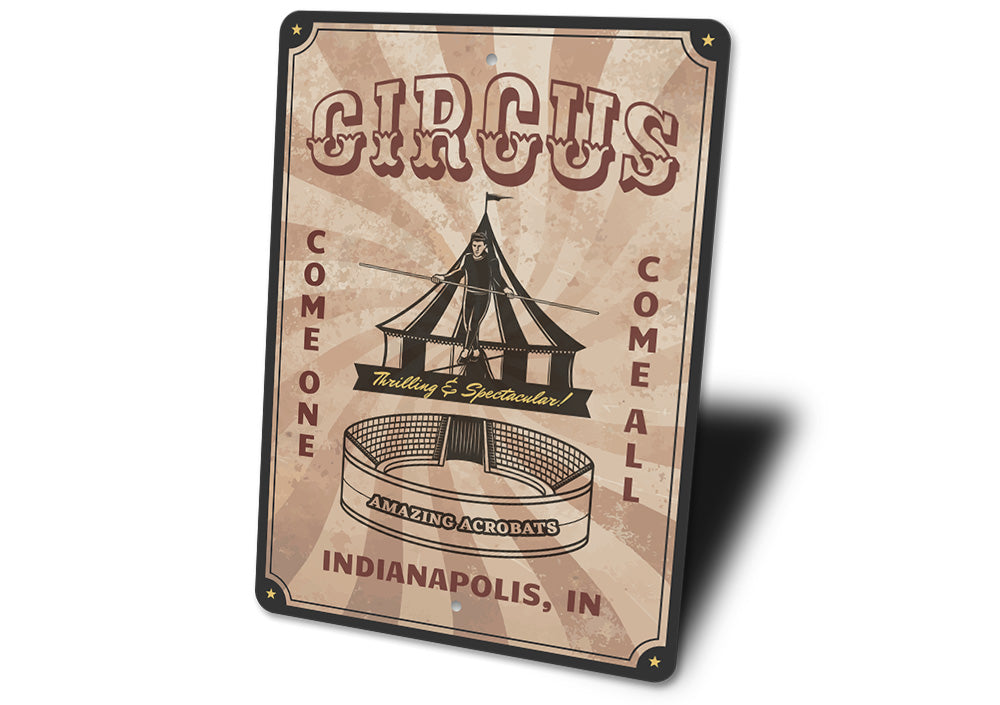 Vintage Circus Sign – Lizton Sign Shop