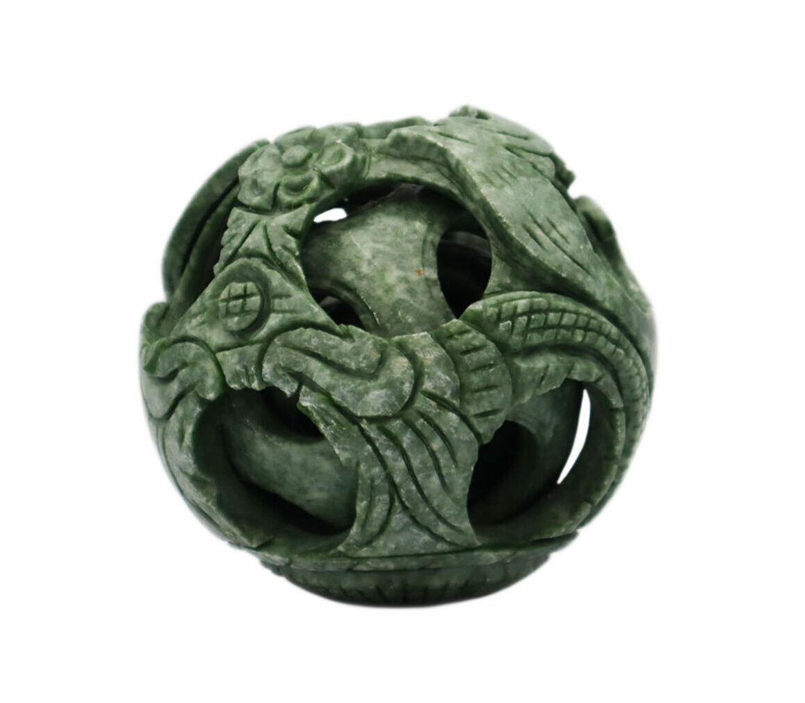 Puzzle Ball-4.5″ - The Lizzadro Museum of Lapidary Art