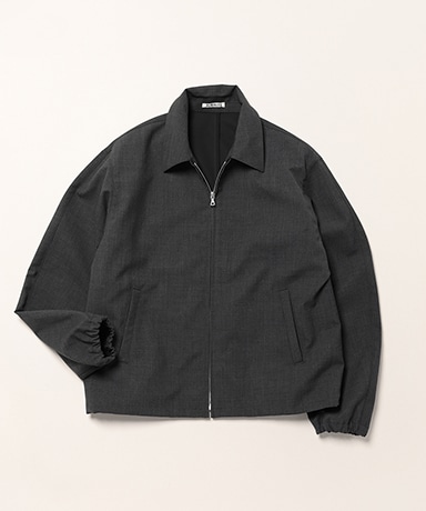 Bonded Tropical Wool Zip Blouson(3(MEN) Top Charcoal/トップ