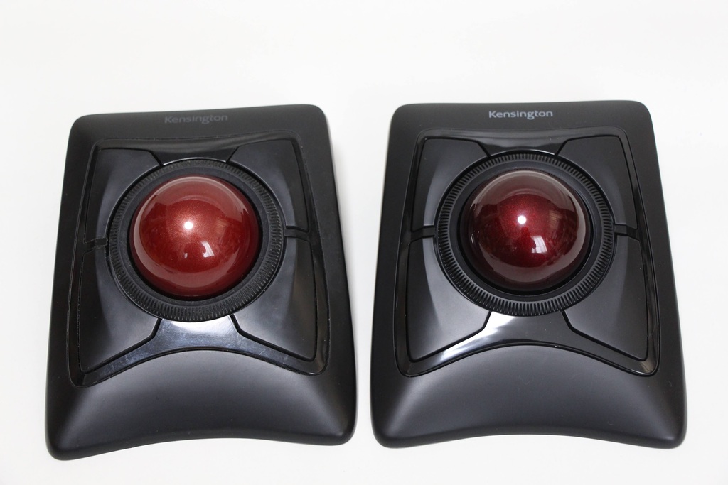 Kensington Expert Mouse が 2016 年版に比べて 2020 年版はシワシワが