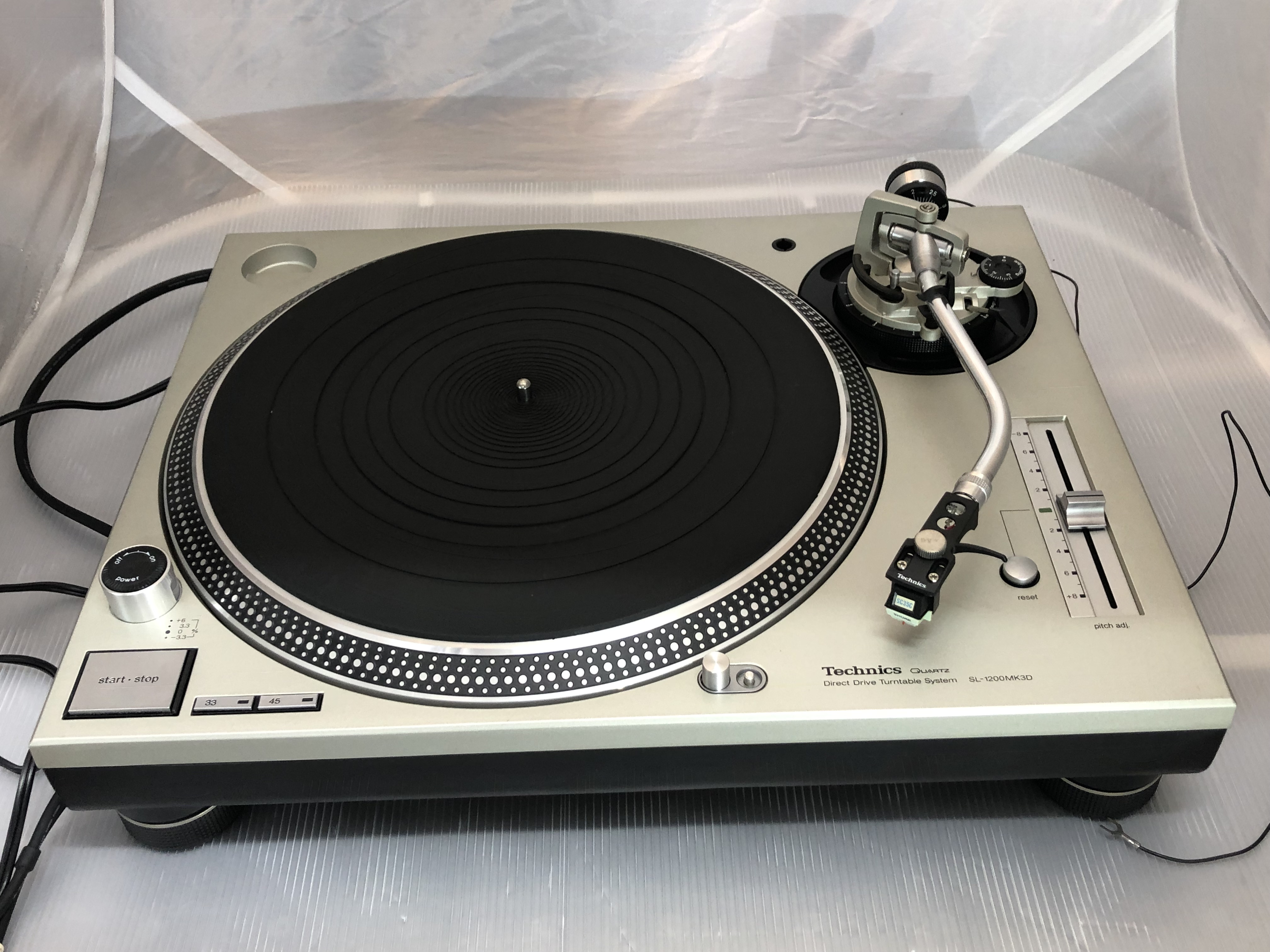 Technics ターンテーブル SL-1200MK3D & PIONEER 100枚CDチェンジャー