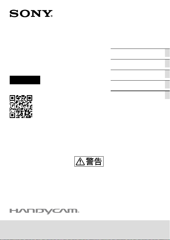 説明書 ソニー HDR-CX535 カムコーダー