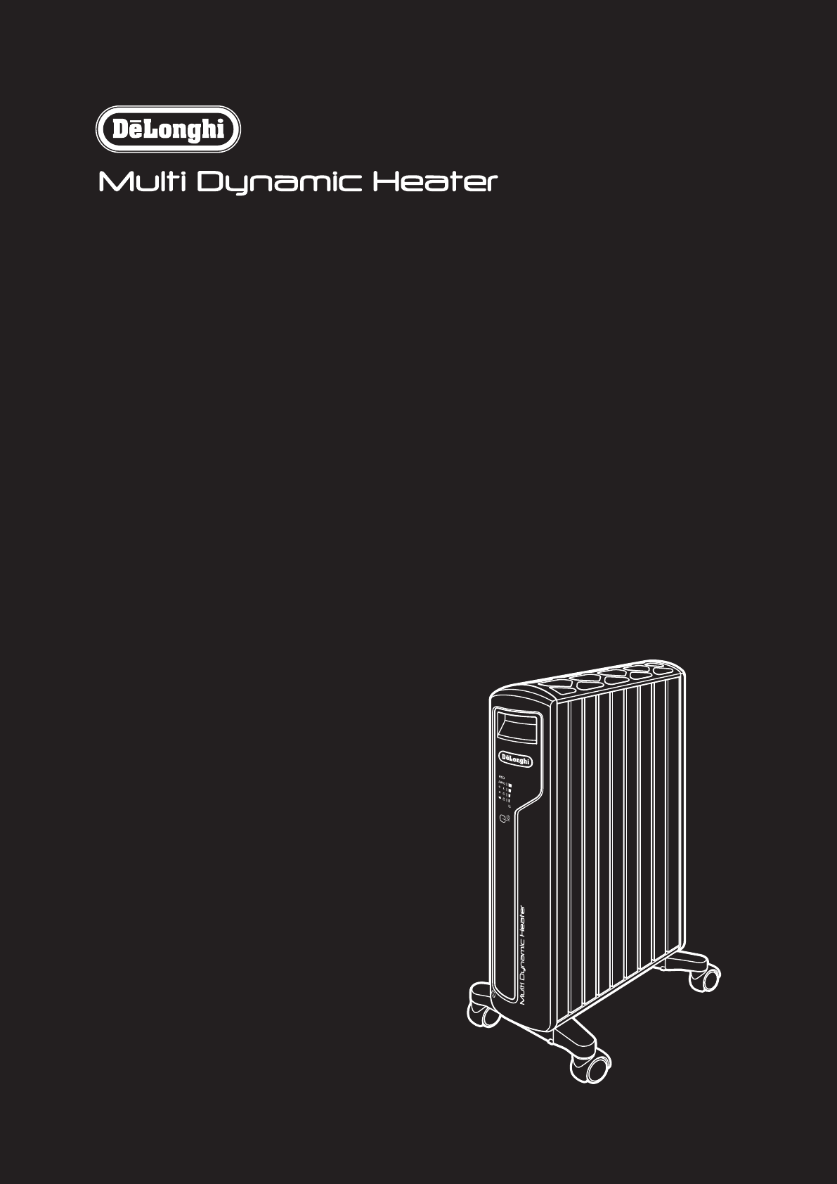 説明書 デロンギ MDH12-BK ヒーター